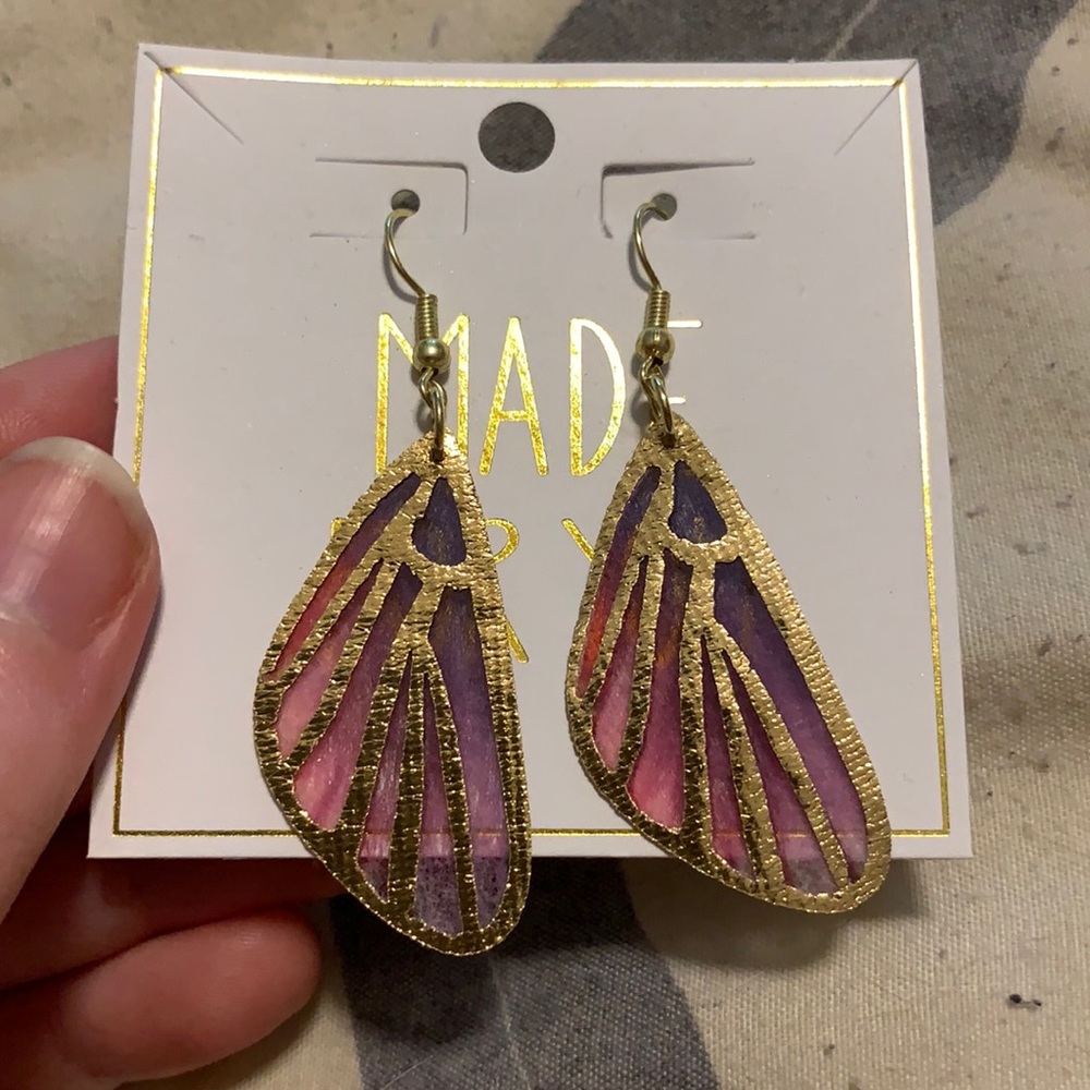 Wing earrings